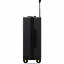 LEVEL8 Luminous Textured Medium Checked Luggage, 24” Hardshell Suitcase, Lightweight PC Textured Hardside Spinner Trolley For Luggage, TSA Approved Checked Luggage With 8 Spinner Wheels, Black, 24-Inch Checked-In -TRAVELPRO Sales 21QODN6NZRL