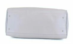 Women's Large PU Leather Weekender Duffel Bag With Satin Interior - Big 22" Carry-On Size - Light Grey -TRAVELPRO Sales 21RerP69kuL