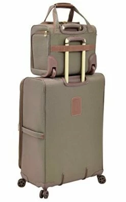 London Fog Kensington II 15" 2-Wheel Under The Seat Bag, Bronze -TRAVELPRO Sales 311FfVMg8kL