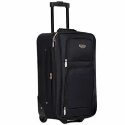Travelers Club Genova Expandable Luggage Set, Black, 3 Piece -TRAVELPRO Sales 311IFIKNCTL