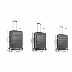 Luggage Sets Suitcase Lightweight TSA Lock Spinner Gray -TRAVELPRO Sales 313oTgaT9lS