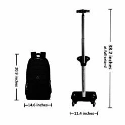 Rolling Backpack School Business Wheeled Backpack Carry-On Luggage Wheeled Case Travel Duffel Bag -TRAVELPRO Sales 314VXOULXhL