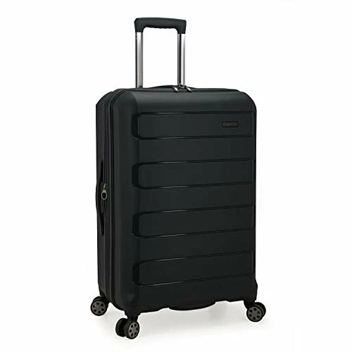 Traveler's Choice Pagosa Indestructible Hardshell Expandable Spinner Luggage, Black, Checked-Medium 26-Inch 3 Traveler's Choice Pagosa Indestructible Hardshell Expandable Spinner Luggage, Black, Checked-Medium 26-Inch