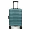 U.S. Traveler Boren Polycarbonate Hardside Rugged Travel Suitcase Luggage With 8 Spinner Wheels, Aluminum Handle, Teal, Carry-on 22-Inch, USB Port -TRAVELPRO Sales 315j9mQLI5S