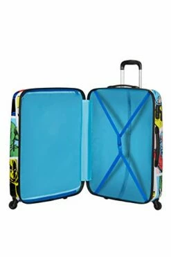 American Tourister Unisex_Adult Luggage Suitcase, Multicolored (Marvel Pop Art), L (75 Cm-88 L) -TRAVELPRO Sales 316j4x5DcwL