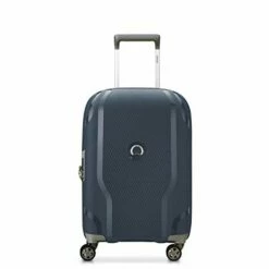 DELSEY Paris Clavel Hardside Expandable Luggage With Spinner Wheels, Blue Jean, Carry-On 19 Inch