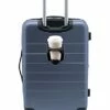 Wrangler Smart Luggage Set With Cup Holder And USB Port, Navy Blue, 20-Inch Carry-On -TRAVELPRO Sales 319z bU89HS