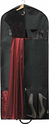 Simplehousware 54-Inch Heavy Duty Garment Bag W/Pocket For Suits, Tuxedos, Dresses, Coats