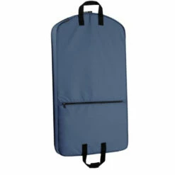 WallyBags Luggage 42" Garment Bag With Pocket, Navy