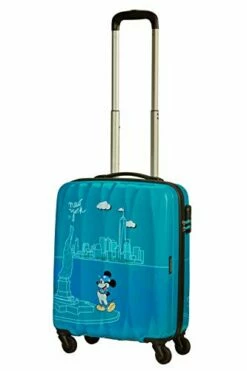 American Tourister Unisex_Adult Hand Luggage, Turquoise (Take Me Away Mickey Nyc), S (55 Cm - 36 L) -TRAVELPRO Sales 31CpNNMrQtL