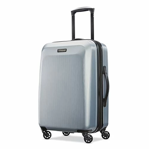 American Tourister Moonlight Hardside Expandable Luggage With Spinner Wheels, Silver, Carry-On 21-Inch 3 American Tourister Moonlight Hardside Expandable Luggage With Spinner Wheels, Silver, Carry-On 21-Inch