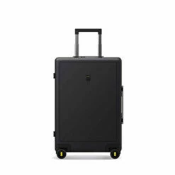LEVEL8 Carry-On Luggage, 20” Hardshell Suitcase, Lightweight PC Textured Hardside Spinner Trolley For Luggage, TSA Approved Cabin Luggage With 8 Spinner Wheels, Black, 20-Inch Carry-On -TRAVELPRO Sales 31Fwi0Fuy1L