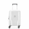 DELSEY Paris Clavel Hardside Expandable Luggage With Spinner Wheels, WHITE, Carry-On 19 Inch -TRAVELPRO Sales 31G848tHrEL