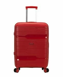 Rockland Linear 3-Piece Hardside Spinner Wheel Luggage Set, Red, (19/23/27) -TRAVELPRO Sales 31HpfLZEiDL