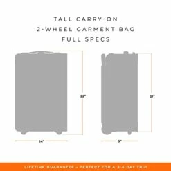 Briggs & Riley Baseline Garment Bags, Black, Carry-On Upright -TRAVELPRO Sales 31J5D WVLvL
