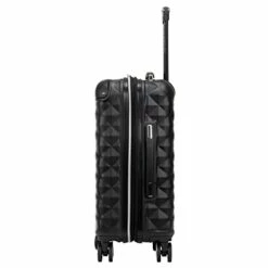 Kenneth Cole Reaction Diamond Tower Luggage Collection Lightweight Hardside Expandable 8-Wheel Spinner Travel Suitcase, Black, 2-Piece Set (20" & 28") -TRAVELPRO Sales 31JhczEgBcS