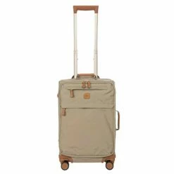 Bric's Brics | 21” Spinner W/Frame Suitcase | Tundra | Lightweight With Softside Exterior | Carry On Size