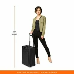 Briggs & Riley Baseline Uprights, Black, Essential 2-Wheel Carry-On -TRAVELPRO Sales 31KAk4BM6fL