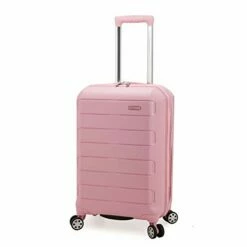 Traveler's Choice Pagosa Indestructible Hardshell Expandable Spinner Luggage, Pink, Carry-on 22-Inch -TRAVELPRO Sales 31LfM rDtkL