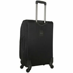 Kenneth Cole Reaction Going Places 24" 600d Polyester Expandable 4-Wheel Spinner Checked Luggage, Black 17 Kenneth Cole Reaction Going Places 24" 600d Polyester Expandable 4-Wheel Spinner Checked Luggage, Black -TRAVELPRO Sales 31M57v CJdL