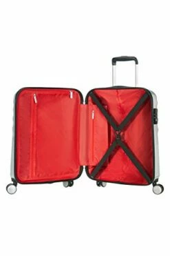 American Tourister Wavebreaker Disney - Muppets Spinner Small Hand Luggage, 55 Cm, 36 Liters, Grey (Animal Sparkle) -TRAVELPRO Sales 31S1ndp3TeL