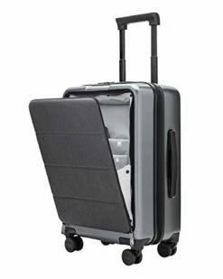 NINETYGO Carry On Luggage 22x14x9 With Spinner Wheels, Hardside Carry On Suitcase With Front Pocket Lock Cover, Super Convenient & Lightweight For Business Travel (20")