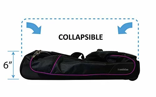 Travolution 23 Inch Garment Rack Duffel With Wheels, Pink 4 Travolution 23 Inch Garment Rack Duffel With Wheels, Pink - Image 2