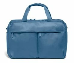 Lipault - City Plume 24H Bag - Top Handle Shoulder Overnight Travel Weekender Duffel Luggage For Women - Steel Blue