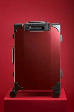 Andiamo Classico Suitcase With Built-in TSA Lock - Zipperless 20 Inch Hardside Carry On Bag- Lightweight (ABS+PC) Luggage With 8-Rolling Spinner Wheels (Red Ruby) -TRAVELPRO Sales 31Z HD 2rrL