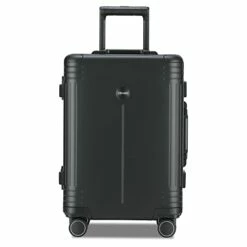 VERAGE Birmingham Aluminum Carry On Suitcase, Hardside International Spinner Luggage,Black, IATA Carry-On 20-Inch -TRAVELPRO Sales 31afexcT1NL