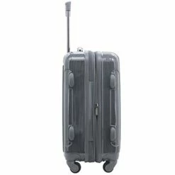 Kensie Women's Alma Hardside Spinner Luggage, Gun Metal, Carry-On 20-Inch -TRAVELPRO Sales 31ch M aWL