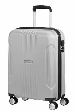 American Tourister Unisex_Adult Handgepäck, Silver, S (55 Cm-34 L)