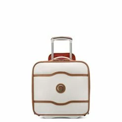 DELSEY Paris Chatelet 2.0 Softside Luggage Under-Seater With 2 Wheels, Angora, Carry-on 16 Inch