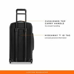 Briggs & Riley Wheeled Duffle, Black, Checked-Medium 27-Inch 34 Briggs & Riley Wheeled Duffle, Black, Checked-Medium 27-Inch -TRAVELPRO Sales 31kkulAtWWL