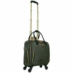 Kenneth Cole Reaction Women's Chelsea Luggage Chevron Softside 8-Wheel Spinner Expandable Suitcase Collection, Olive, 4 Underseater -TRAVELPRO Sales 31oGfUIoR L