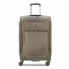 DELSEY Paris Helium DLX Softside Expandable Luggage With Spinner Wheels, Mocha, Checked-Medium 25 Inch -TRAVELPRO Sales 31opK87yNxL