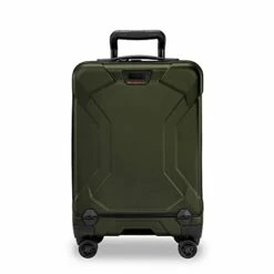 Briggs & Riley Torq Hardside Carry On Luggage With Spinner Wheels 22 Inch. USB Charging Port, TSA-Friendly Locks, Easy Access Hinged Front Pocket, Green -TRAVELPRO Sales 31osAH1rweL