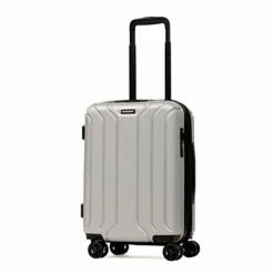 NONSTOP Luggage Expandable Spinner Wheels Hard Side Shell Travel Suitcase Set 3 Piece Lightweight With TSA Lock And Double USB Port, NEW YORK Collection (Silver, 3-Piece Set (20/24/28)) -TRAVELPRO Sales 31r4gT2H8tL