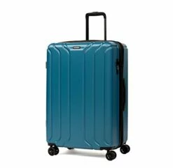 NONSTOP Luggage Expandable Spinner Wheels Hard Side Shell Travel Suitcase Set 3 Piece Lightweight With TSA Lock And Double USB Port, NEW YORK Collection (Teal, 3-Piece Set (20/24/28) W/Power Bank) -TRAVELPRO Sales 31uDUzLVk3L