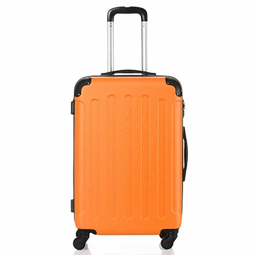 SSLine 3 Piece Luggage Sets Hardshell Spinner Luggages Swivel Wheels Suitcase Portable Rolling Trolley Case - 20" 24" 28" Spinner Suitcases Orange 10 SSLine 3 Piece Luggage Sets Hardshell Spinner Luggages Swivel Wheels Suitcase Portable Rolling Trolley Case - 20" 24" 28" Spinner Suitcases Orange - Image 8
