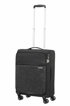 American Tourister Unisex Adults Front Pocket In Felt, Black (Jet Black), Spinner S Mit Vordertasche Aus Filz (55 Cm-42 L) -TRAVELPRO Sales 31yZEzax8jL