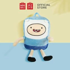 MINISO Adventure Time Backpack Cute Bag For Zipper School Picnic Bag,Blue Finn -TRAVELPRO Sales 41 ZG7XcWZL