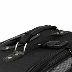 U.S. Traveler New Yorker Lightweight Softside Expandable Travel Rolling Luggage Set, Black/Grey, 4-Piece (15/21/25/29) -TRAVELPRO Sales 41 cZm0SWiL