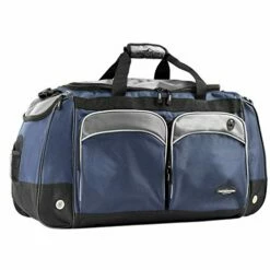 Travelers Club Adventure Travel Duffel Bag, Navy Blue/Grey, 28 Inch -TRAVELPRO Sales 4107CCxhT8L