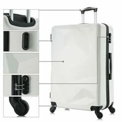 Omni PC Luggage Sets, Semper 4 Piece Luggage Set Suitcases With Spinner Wheels Hardshell Lightweight Luggage W/ Scale (Off- White With Scale) 13 Omni PC Luggage Sets, Semper 4 Piece Luggage Set Suitcases With Spinner Wheels Hardshell Lightweight Luggage W/ Scale (Off- White With Scale) -TRAVELPRO Sales 4109tuaxv L