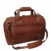 AmeriLeather Croco-Print 16" Leather Carry-On Weekend Duffel (Brown Croco-Print) -TRAVELPRO Sales 410GyqeLWRL
