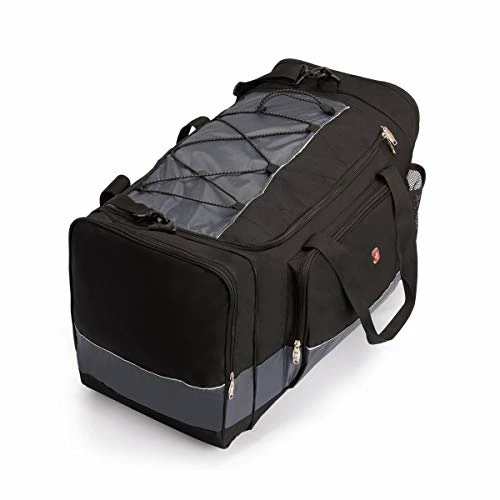 SwissGear 20" Duffel Bag | Gym Bag | Travel Duffle Bags | Men's And Women's - Grey/Black 6 SwissGear 20" Duffel Bag | Gym Bag | Travel Duffle Bags | Men's And Women's - Grey/Black - Image 4