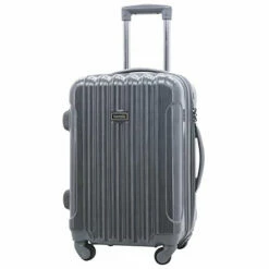 Kensie Women's Alma Hardside Spinner Luggage, Gun Metal, Carry-On 20-Inch -TRAVELPRO Sales 411RspaXNoL