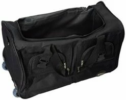 Rockland Rolling Duffel Bag, Black, 22-Inch -TRAVELPRO Sales 4121nbrEZIL