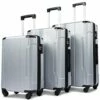 Merax 3 Piece Luggage Sets ABS Expandable Spinner Suitcase With TSA Lock 20 Inch 24 Inch 28 Inch -TRAVELPRO Sales 412QX5zo49L